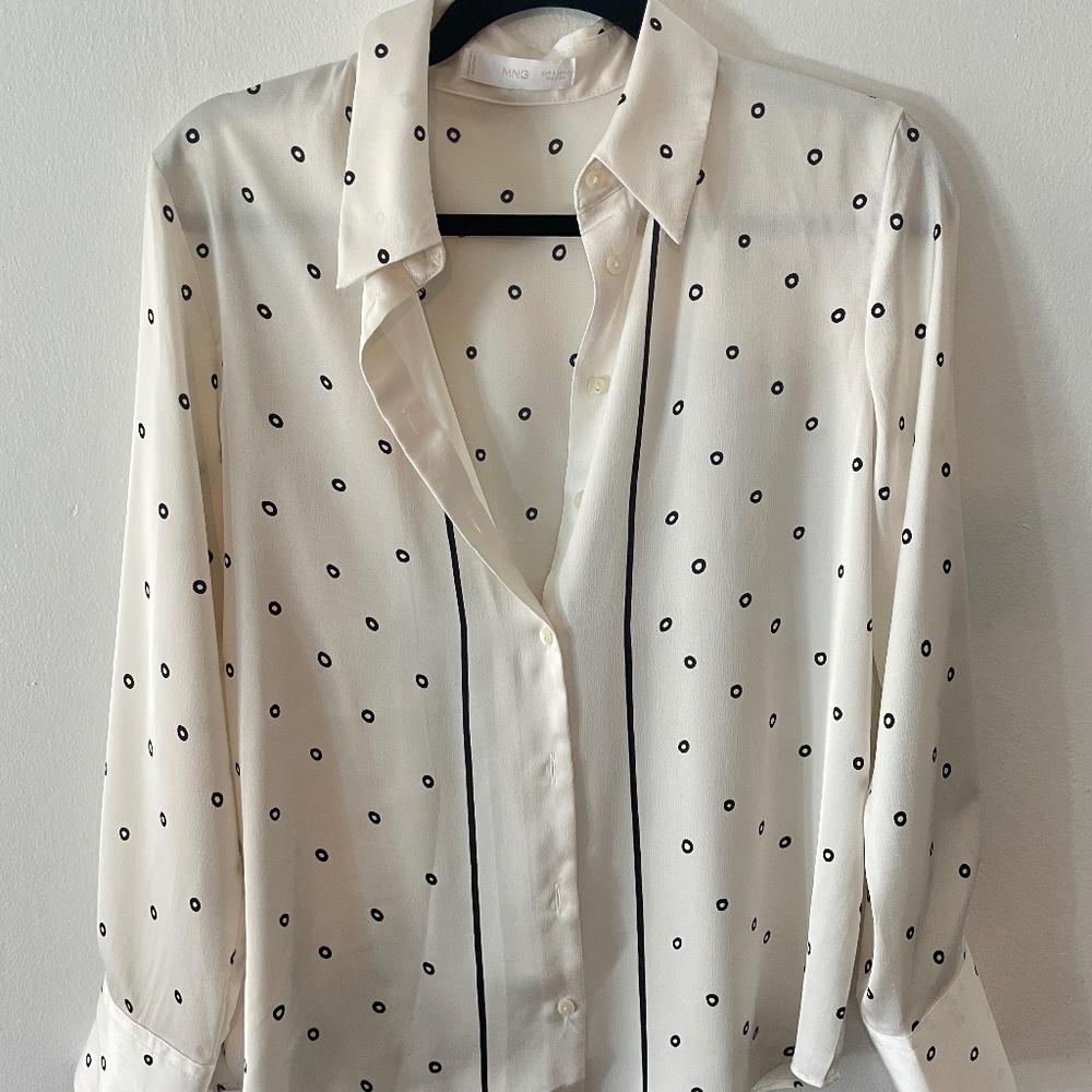 Mango Polka Dot Blouse